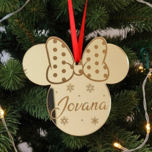 Novogodišnji ukras za jelku, sa imenom - Mini