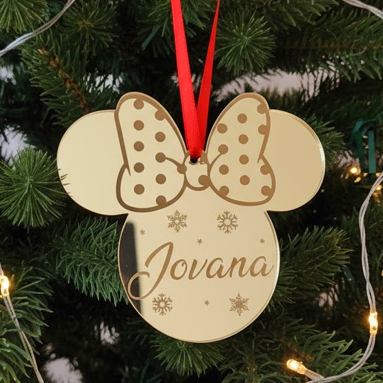 Novogodišnji ukras za jelku, sa imenom - Mini